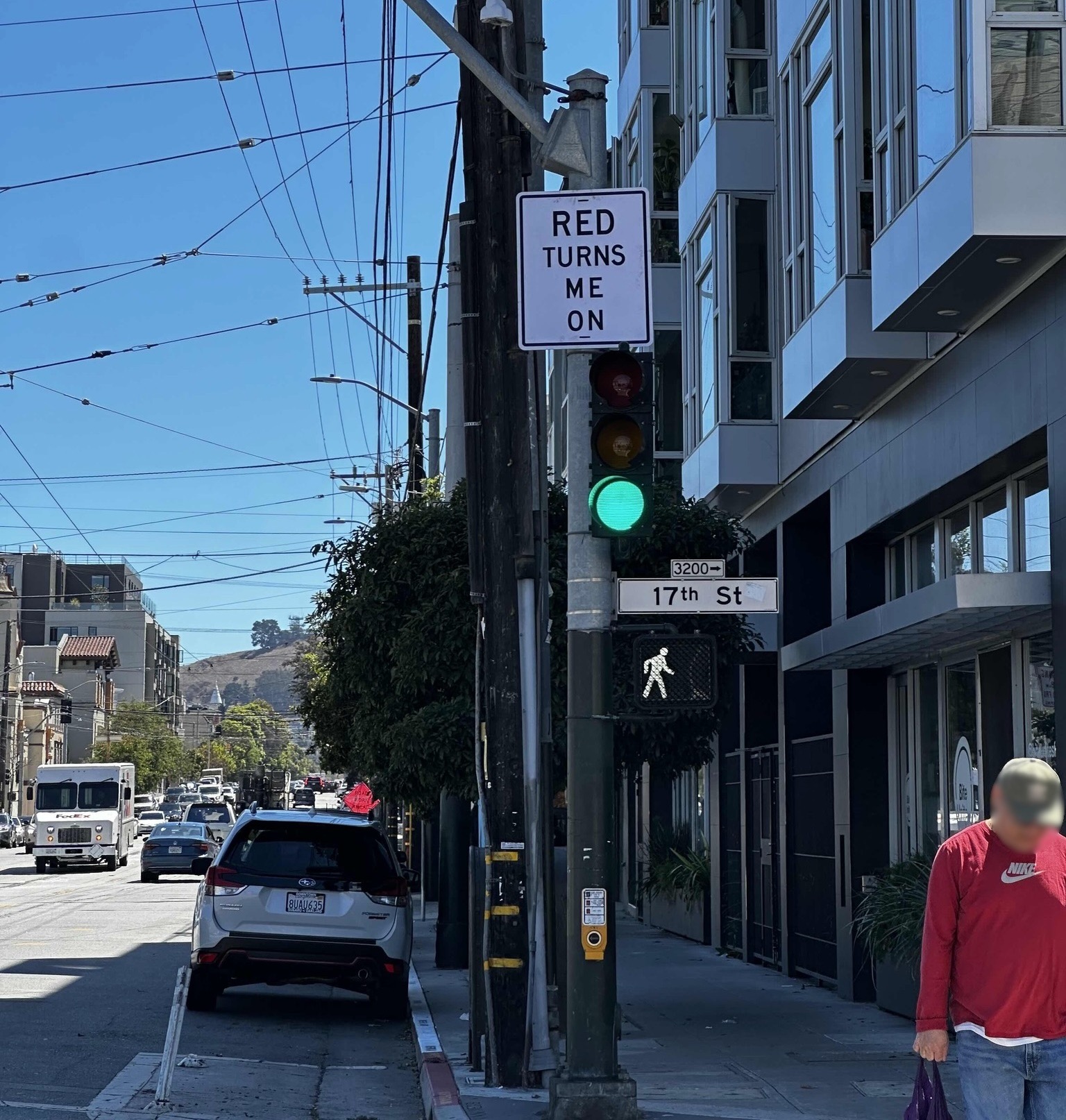 Red Turns Me On sign